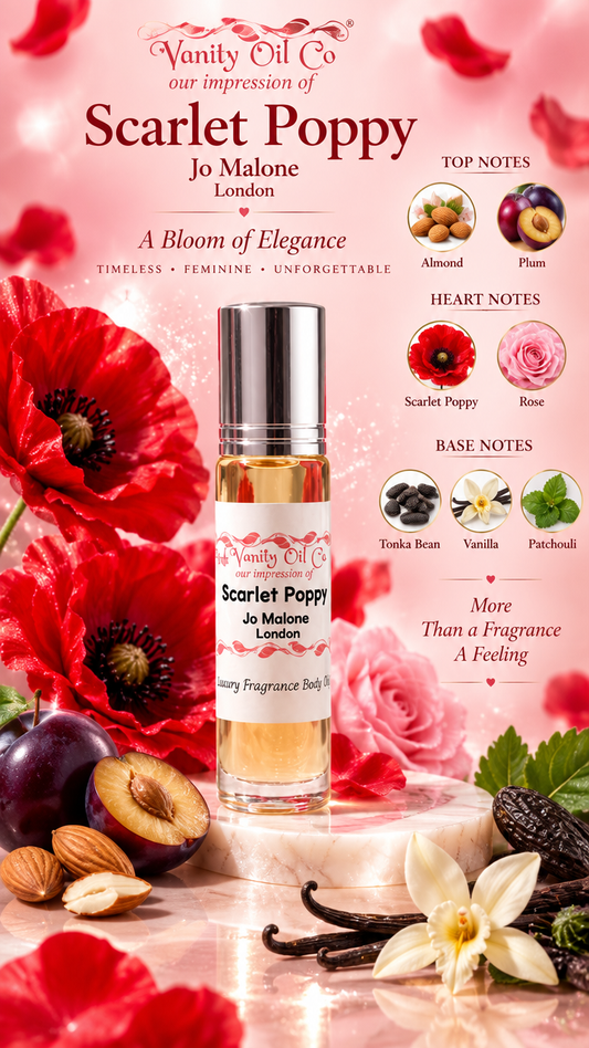 PVO_Scarlet Poppy Type Perfume Fragrance Oil
