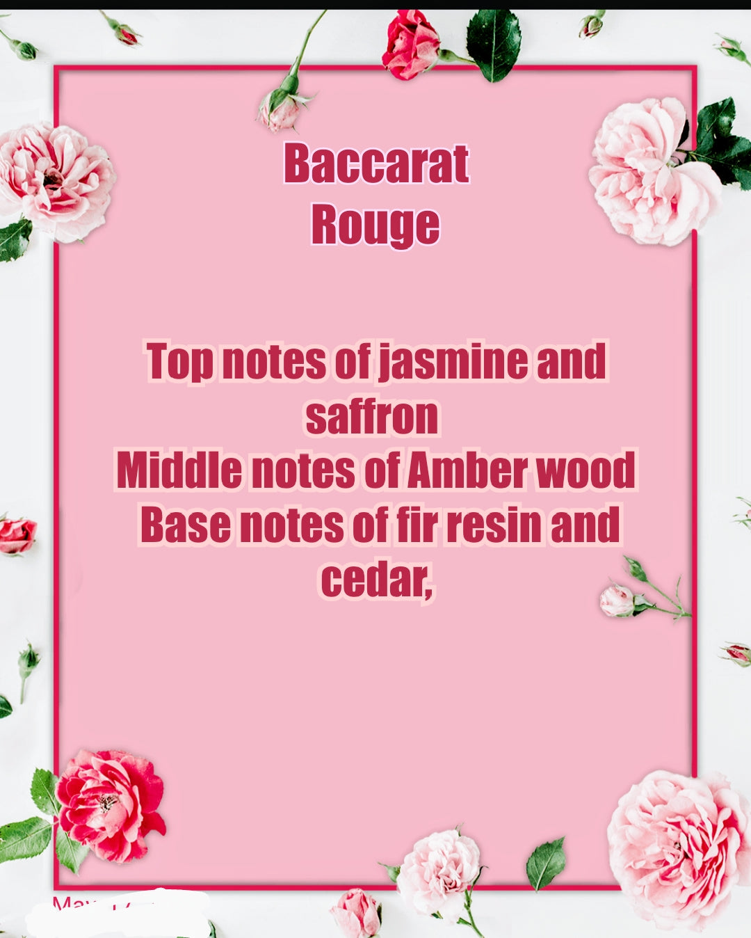 PVO_Baccarat R 540 Perfume Fragrance Oil