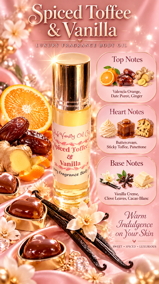 Spiced Toffee & Vanilla Perfume Fragrance oil