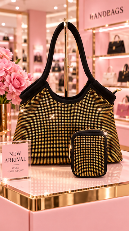 The Foxxi Embellished Shoulder Bag