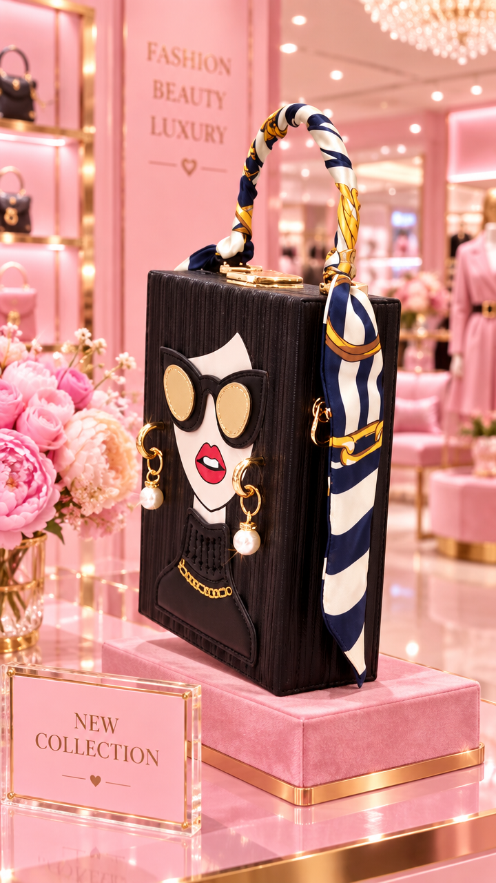 The Penelope Cute Face Crossbody Bag