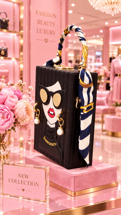 The Penelope Cute Face Crossbody Bag