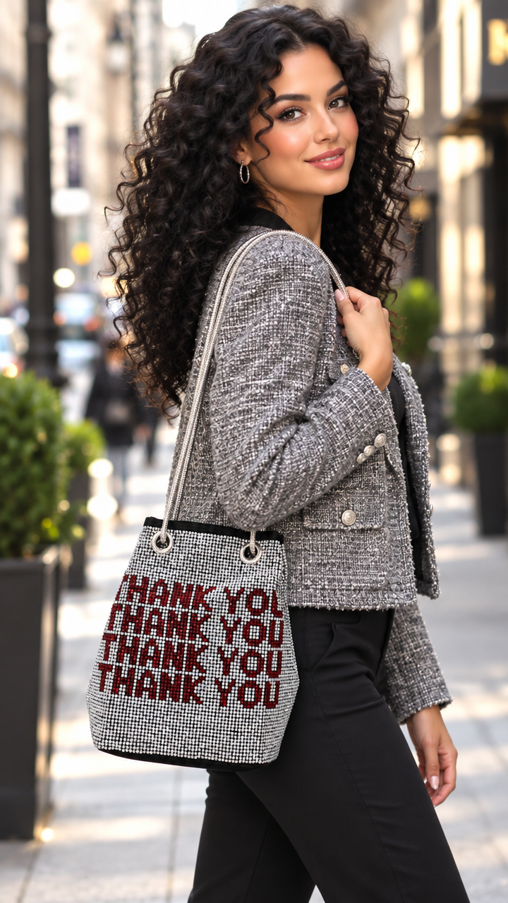 Mariah Metal Long strap handbag