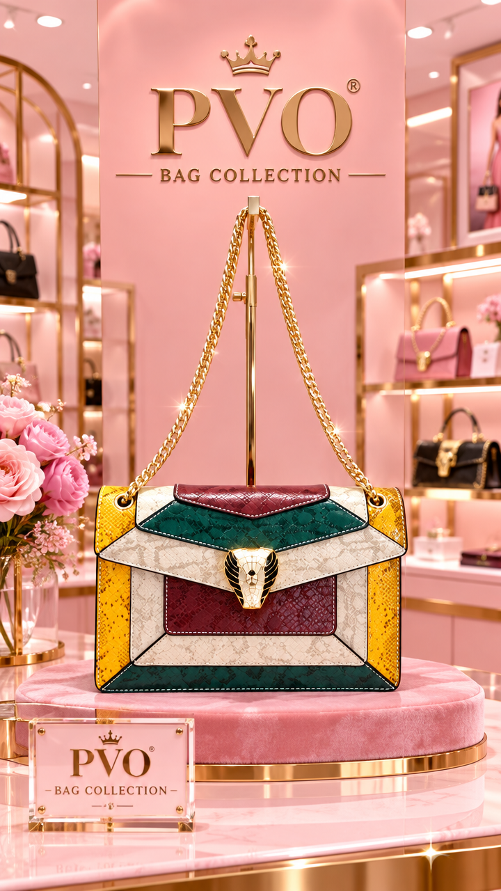 Bree Multi Color Vegan Crossbody bag