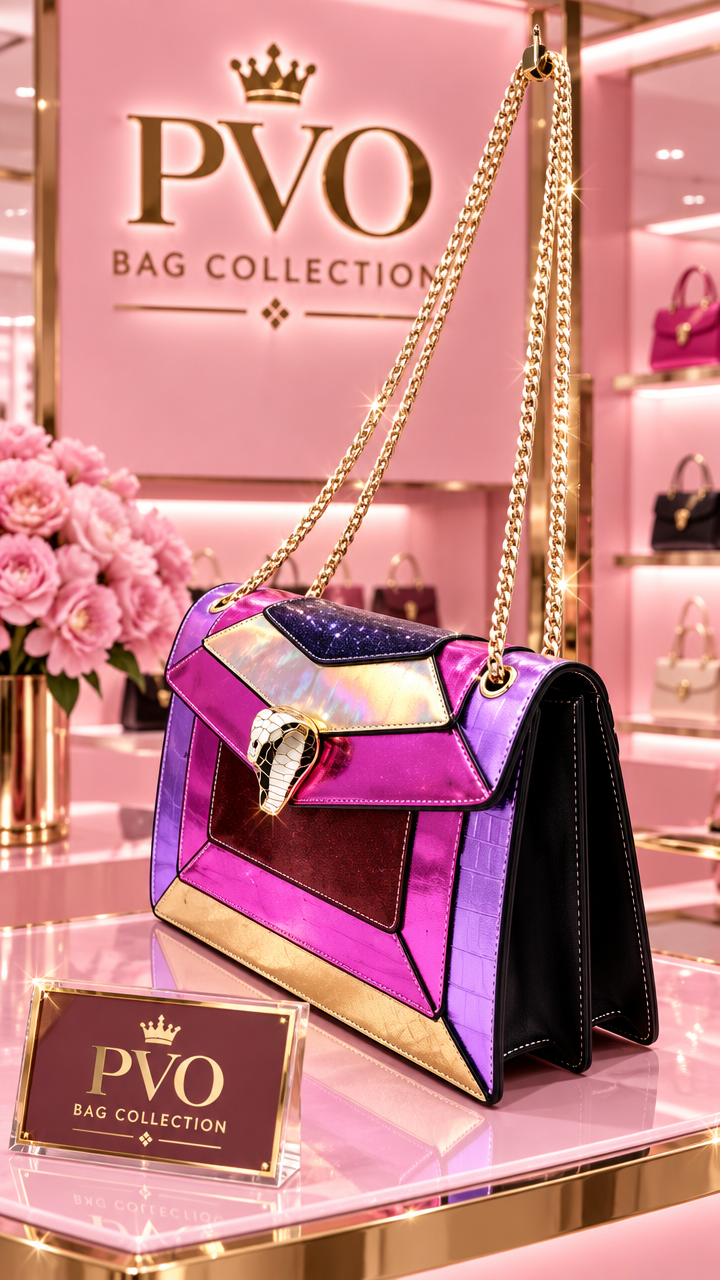 Bree Multi Color Vegan Crossbody bag