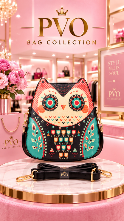 The Olivia Novelty Owl Crossbody Bag