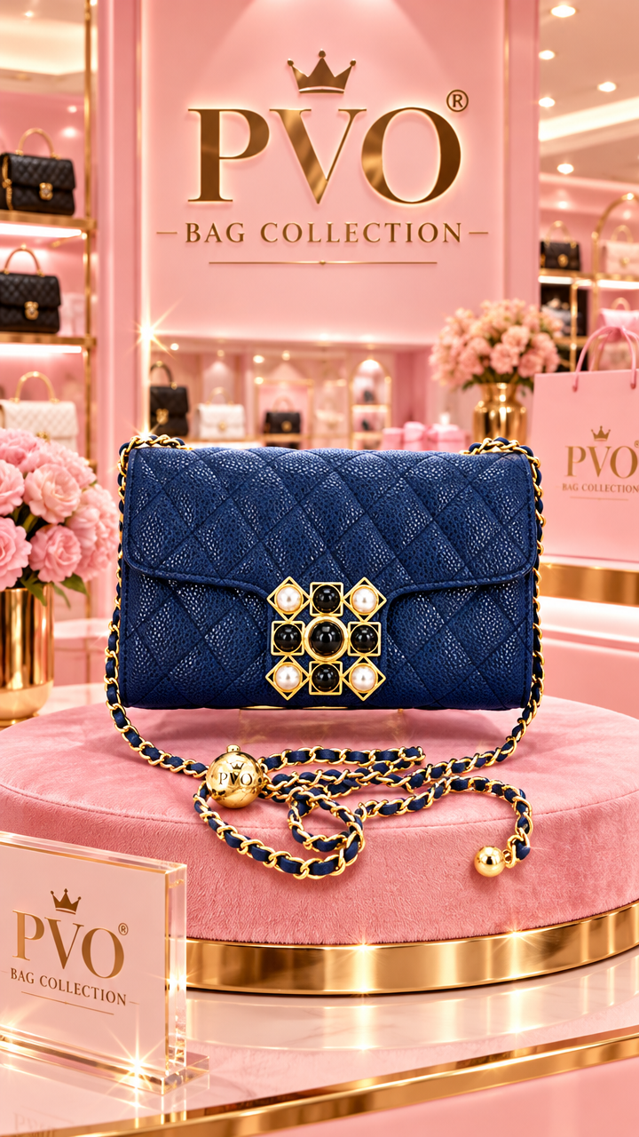 The Bijou Quilt Chain Strap Handbag