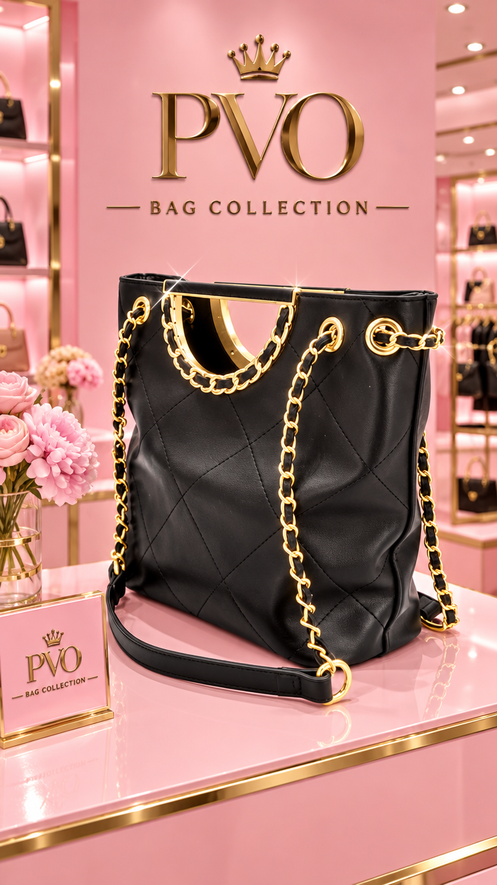 The Cora Gold Chain Strap Handbag
