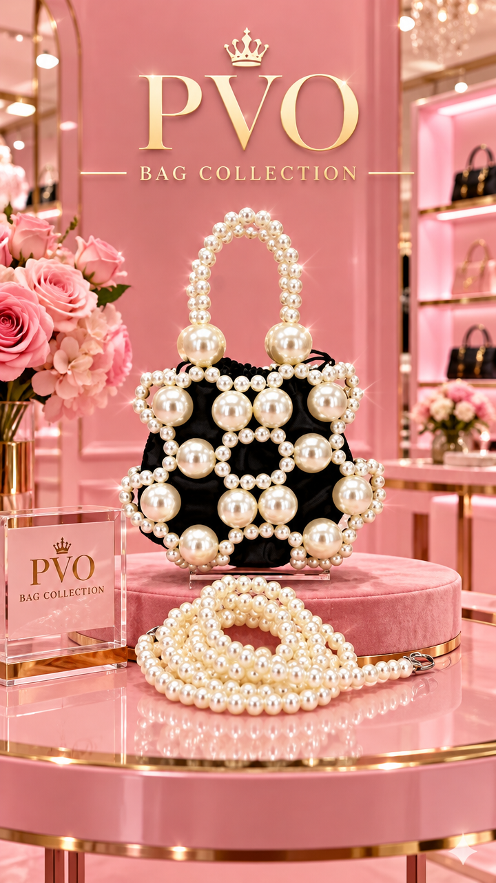 The Queen  Pearl crossbody handbag
