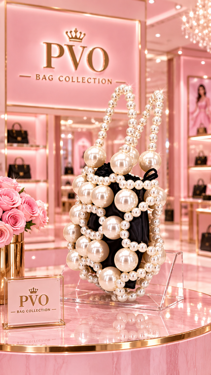 The Queen  Pearl crossbody handbag