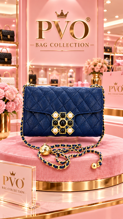 The Bijou Quilt Chain Strap Handbag