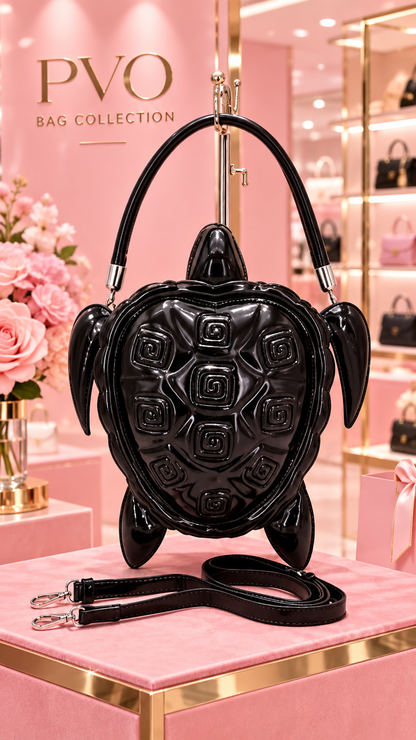 Luxury Turtle Crossbody Handbag