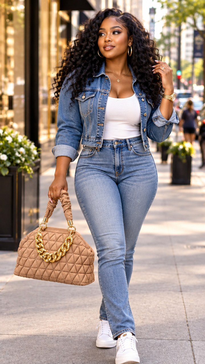 The Cantrell Gold Chain Quilt Pattern Handbag