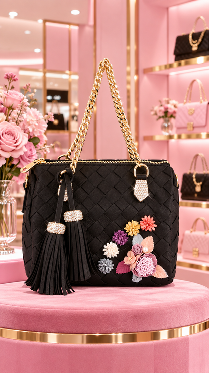 The Anika Flora Design Handbag