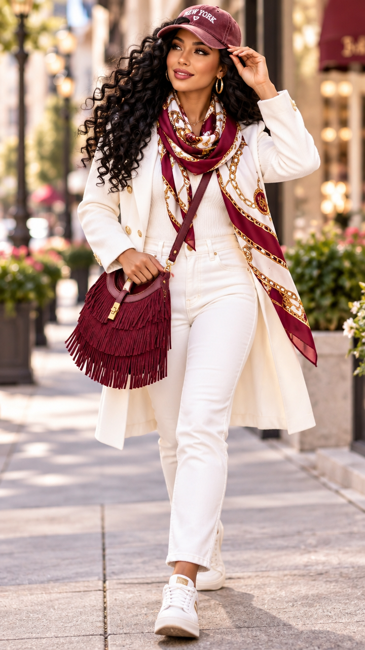 The Tiara Fringe Crossbody Bag