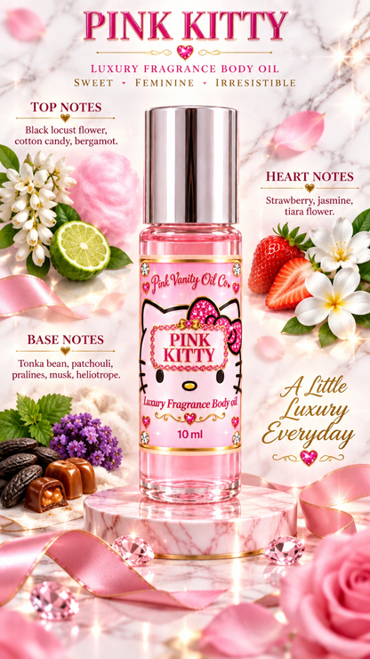 Pink Kitty Perfume Fragrance Body oil