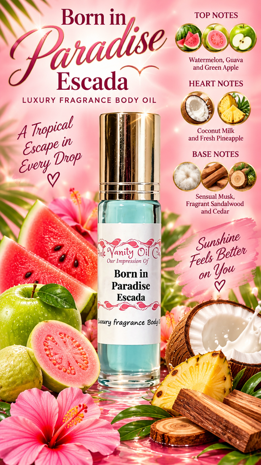 PVO_Born In Paradise Type Perfume Fragrance Oil