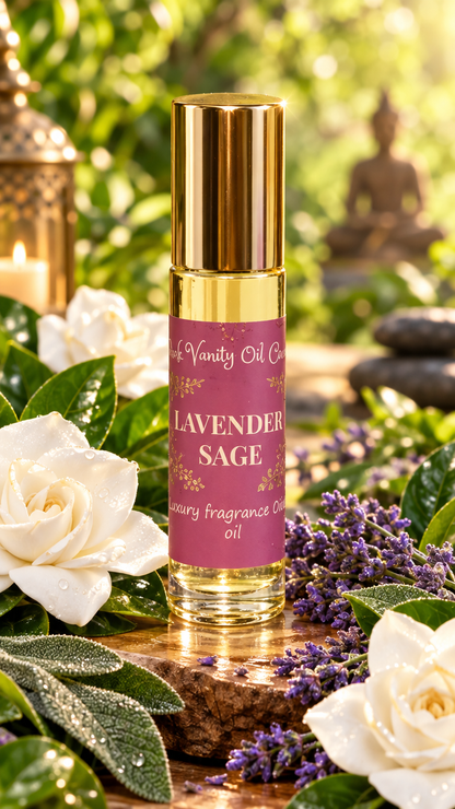Lavender and Sage Perfume Fragrance body oil