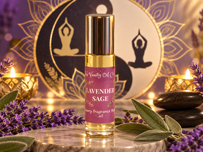 Lavender and Sage Perfume Fragrance body oil