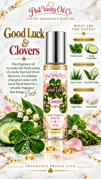 Good Luck & Clovers Perfume Fragrance Body Oil