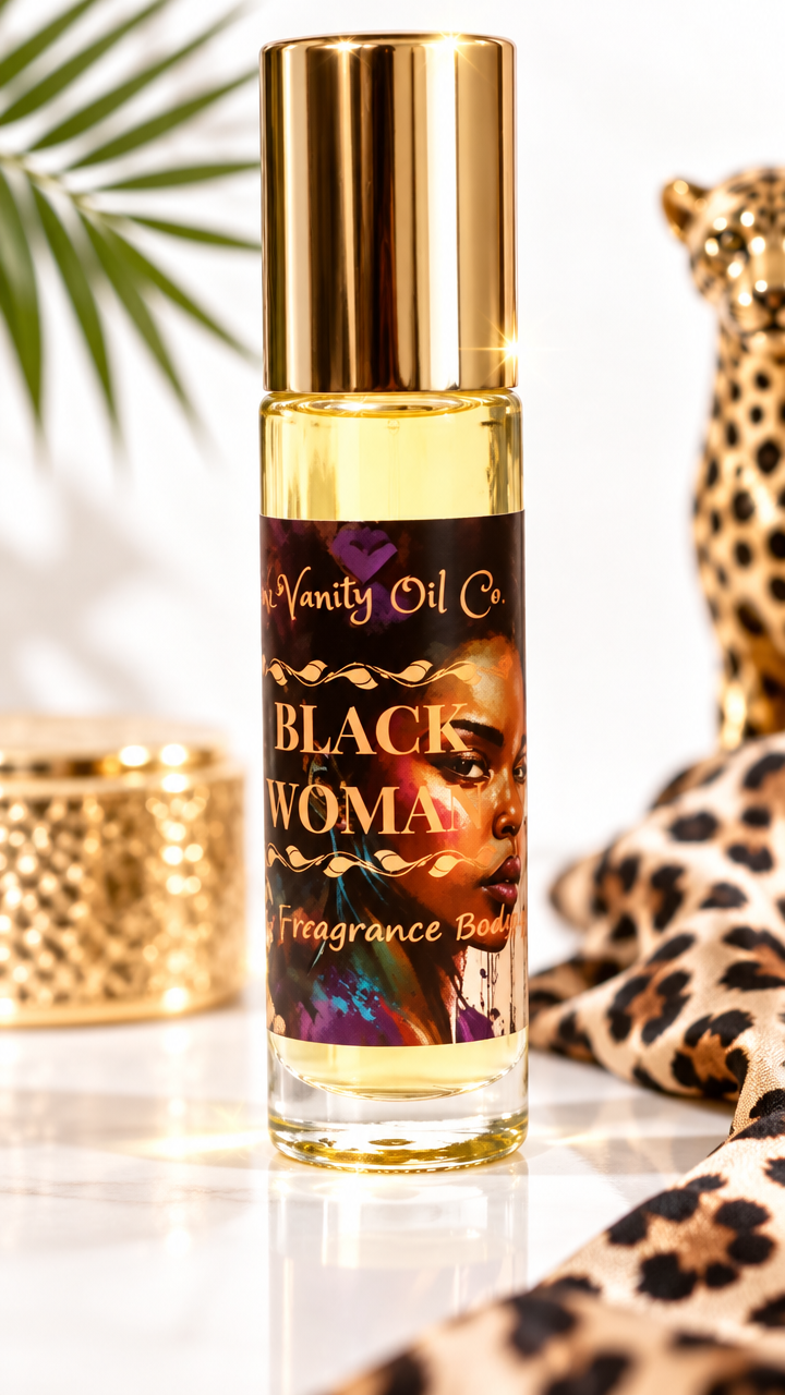 Black Women Perfume Fragrance body oil