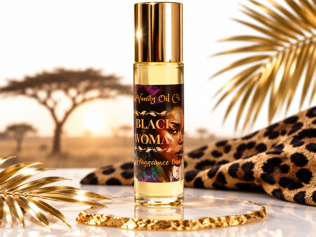 Black Women Perfume Fragrance body oil