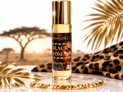 Black Women Perfume Fragrance body oil
