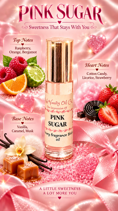 PINK SUGAR fragrance body oil