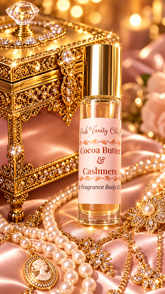 Cocoa Butter & Cashmere Perfume Fragrance Body Oil