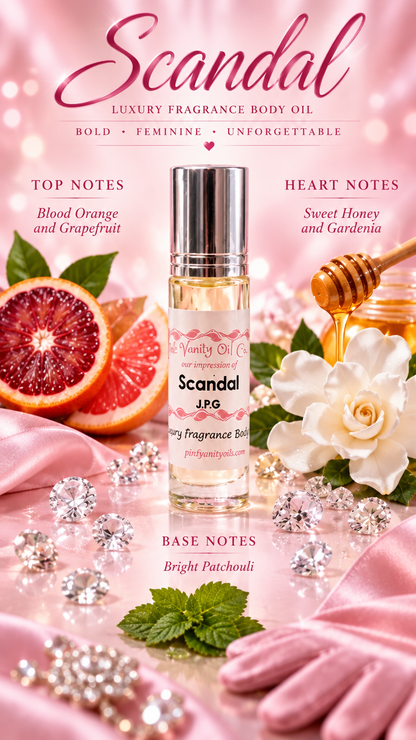 PVO_Scandal Type Perfume Fragrance Oil