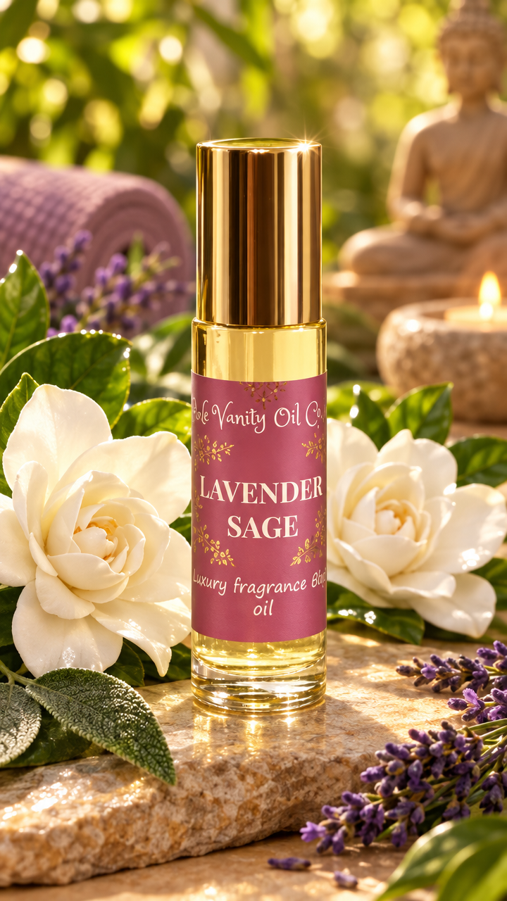 Lavender and Sage Perfume Fragrance body oil
