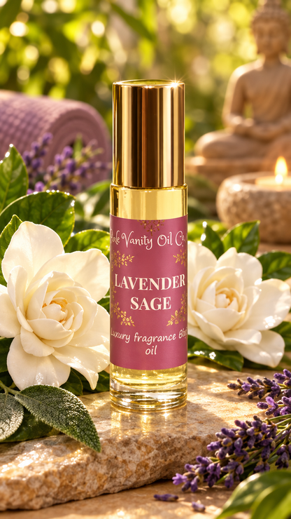 Lavender and Sage Perfume Fragrance body oil