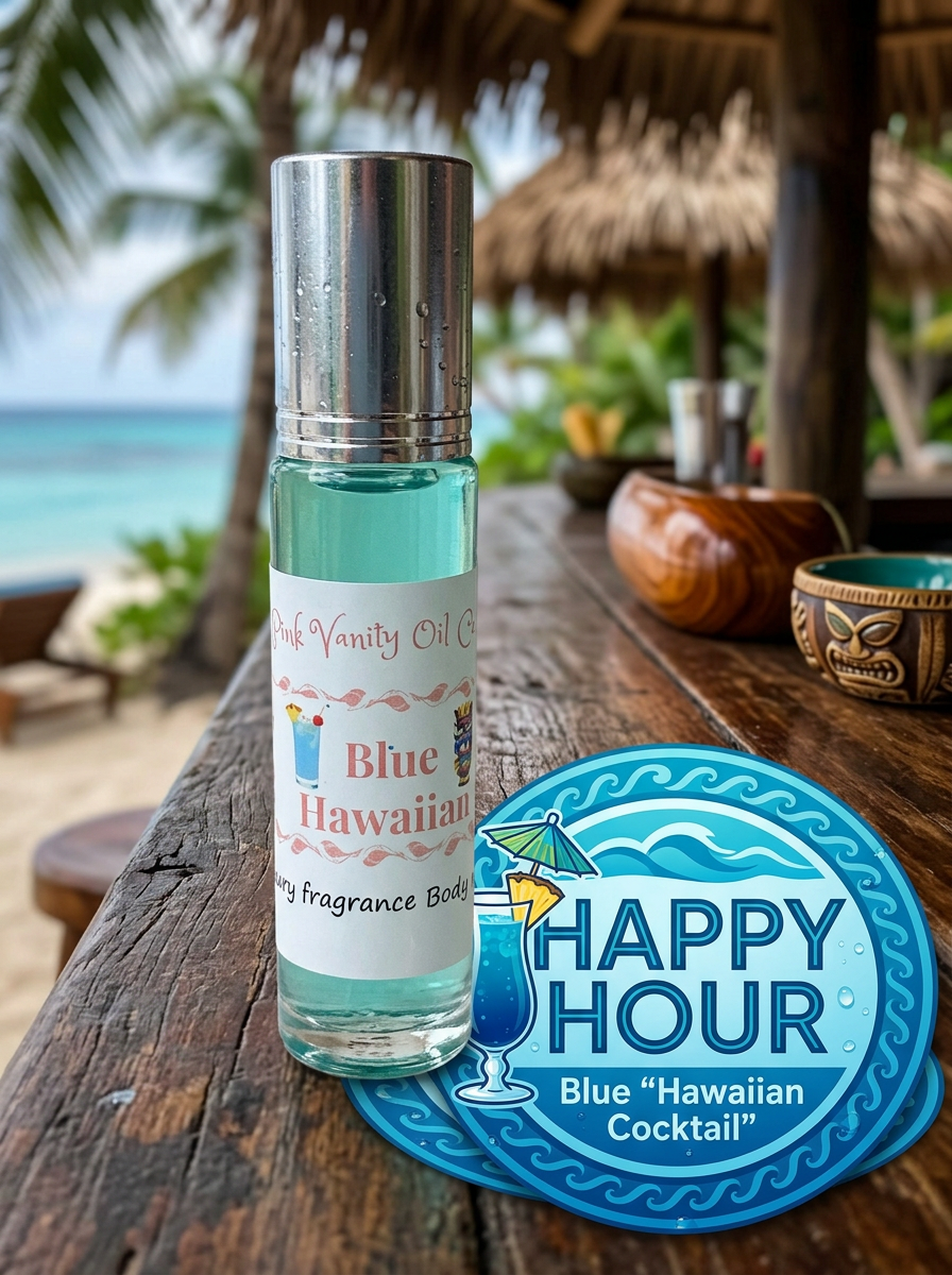 Blue Hawaiian Cocktail Inspired Fragrance Oil